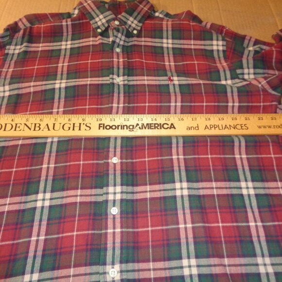 Polo Ralph Lauren Mens Flannel Blake Shirt Medium Preppy Long Sleeve - Picture 5 of 8
